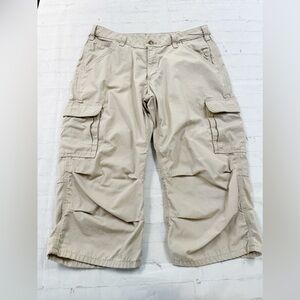 Carhartt cropped cargo khaki pants women’s size 12